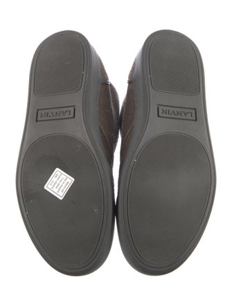 Lanvin Suede Sneakers