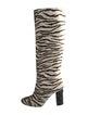 Lanvin Ponyhair Animal Print Boots