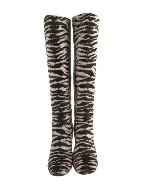 Lanvin Ponyhair Animal Print Boots