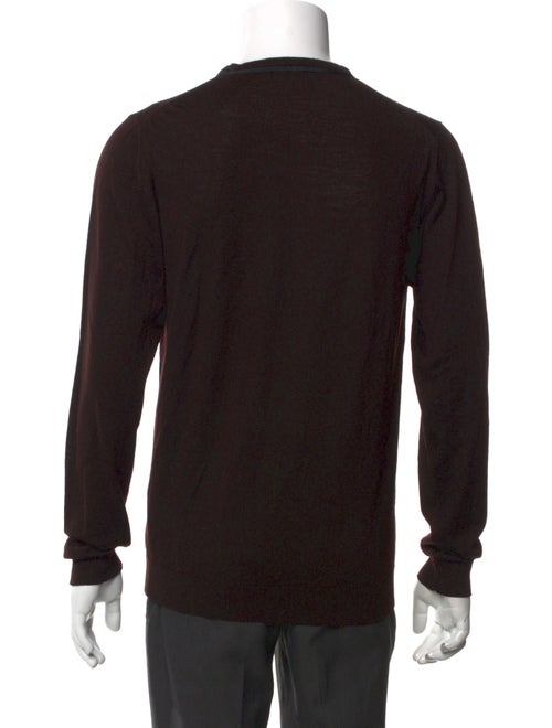 Lanvin Merino Wool V-Neck Pullover