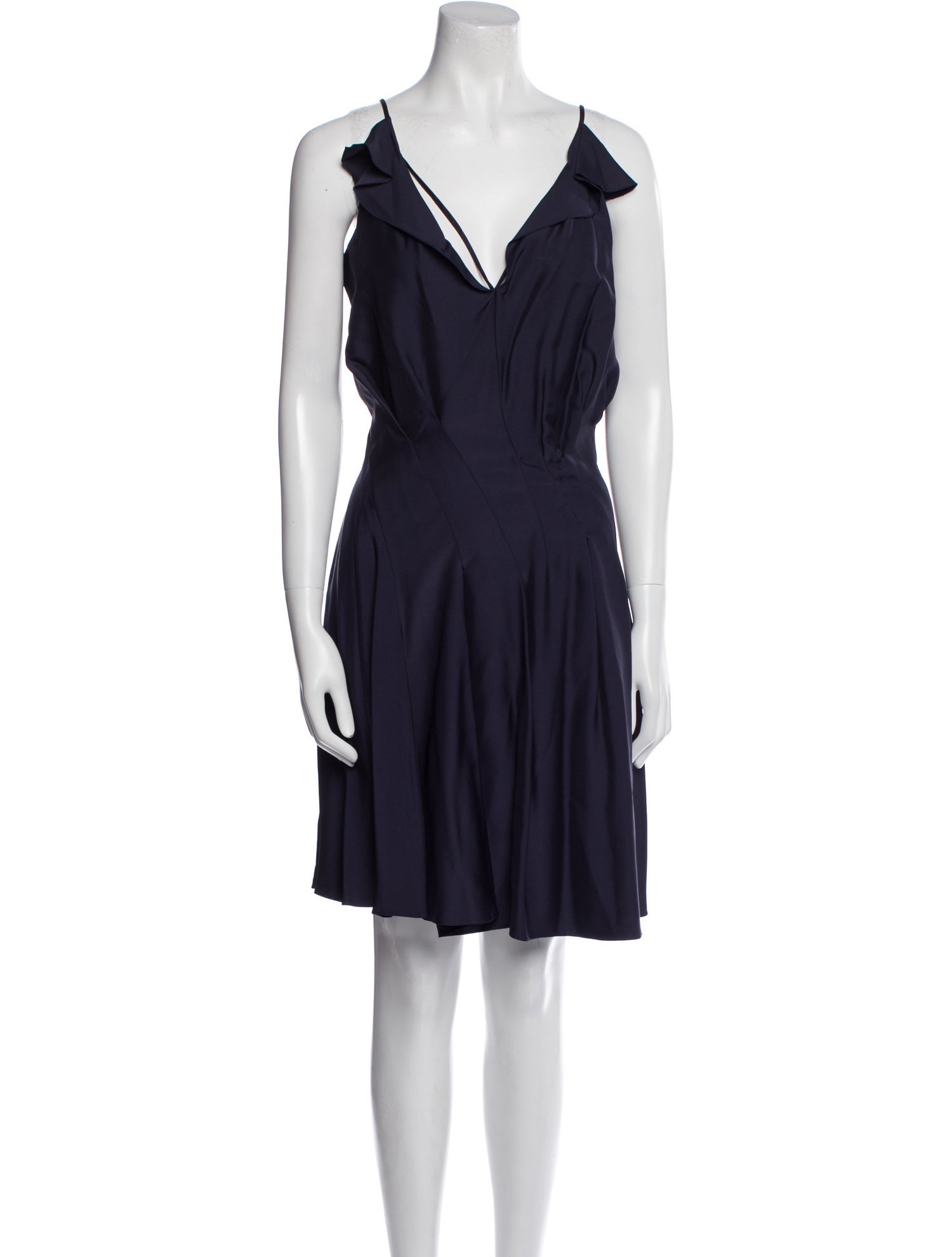 Lanvin V-Neck Mini Dress