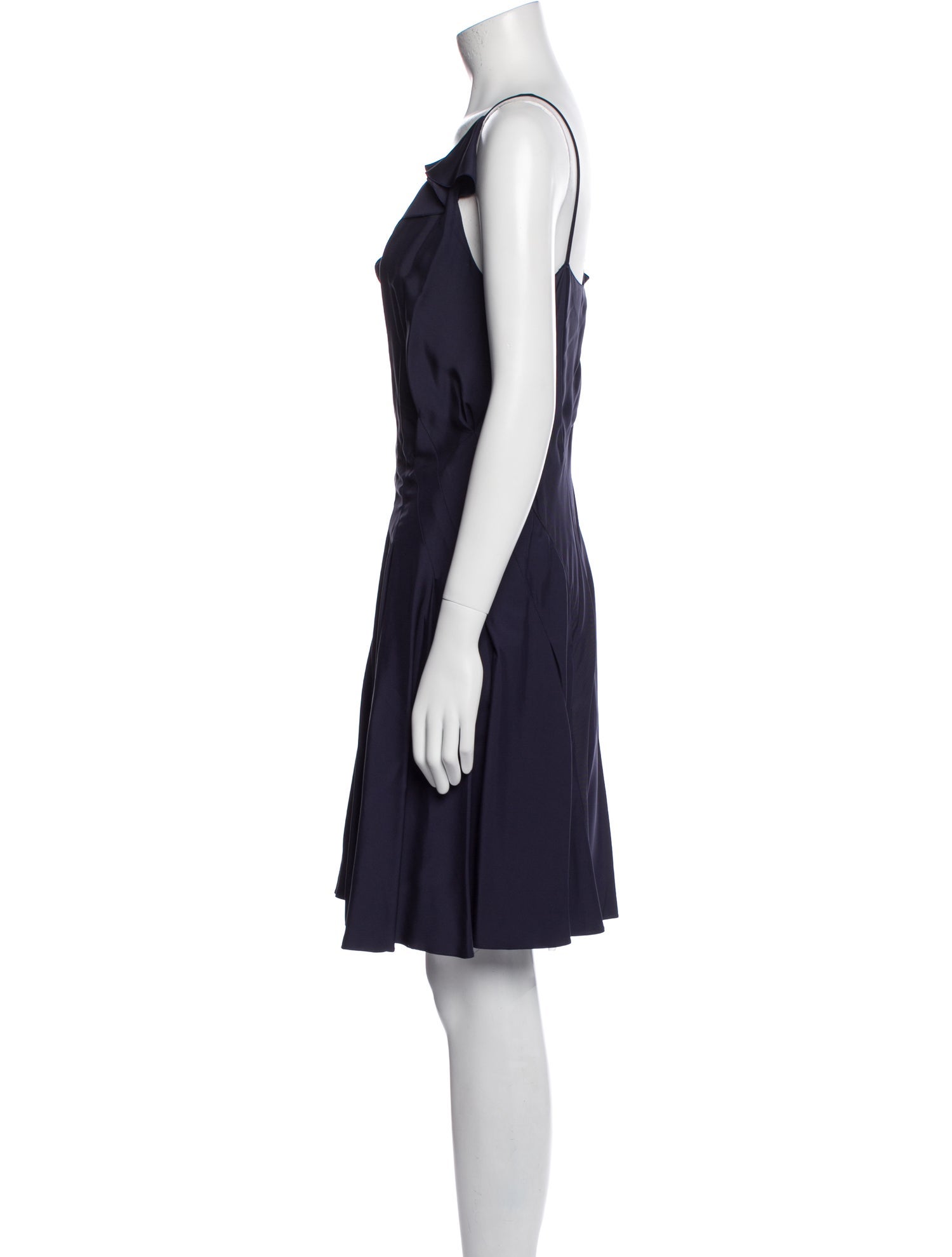 Lanvin V-Neck Mini Dress
