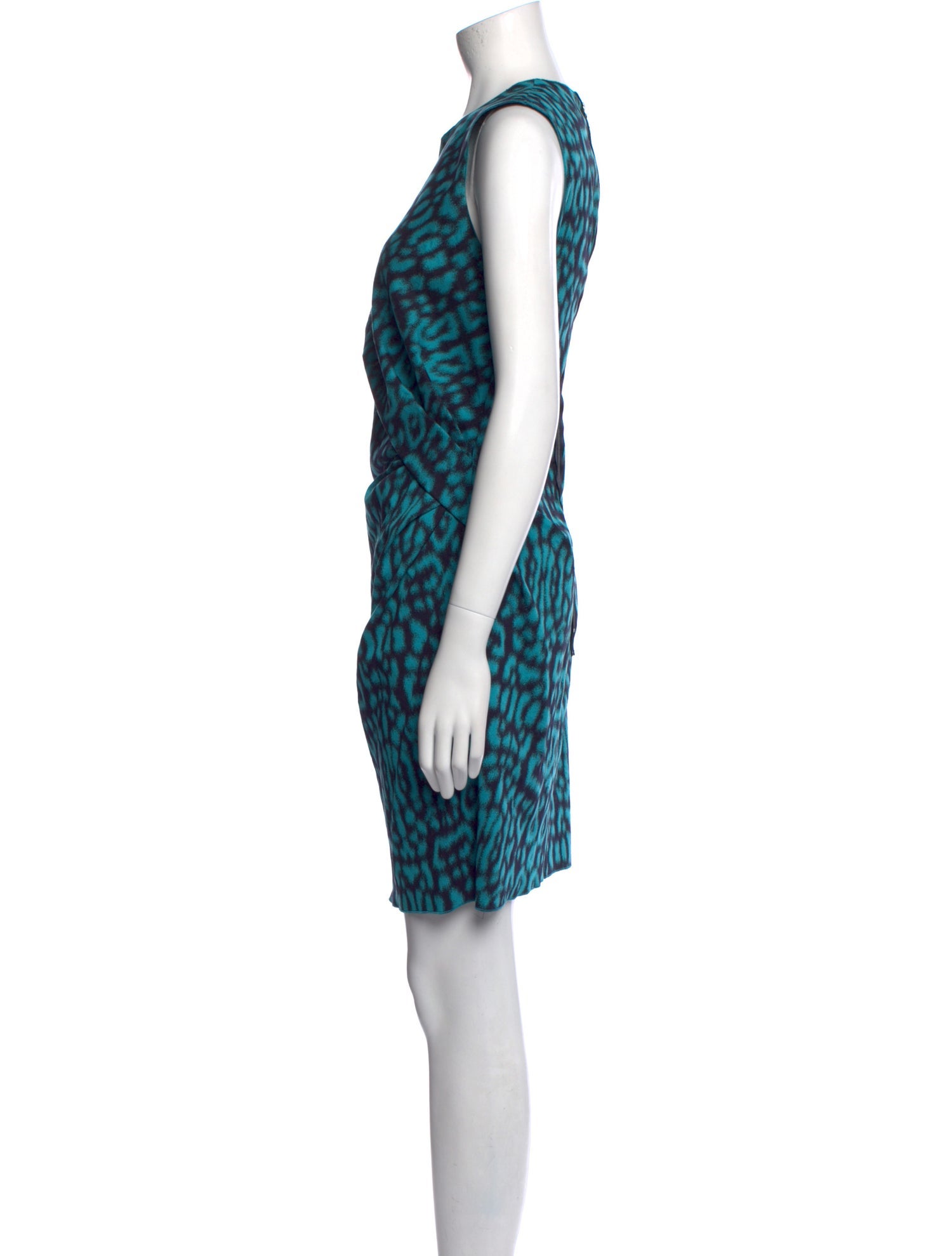 Lanvin Animal Print Knee-Length Dress