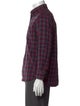 Lanvin Plaid Print Long Sleeve Shirt