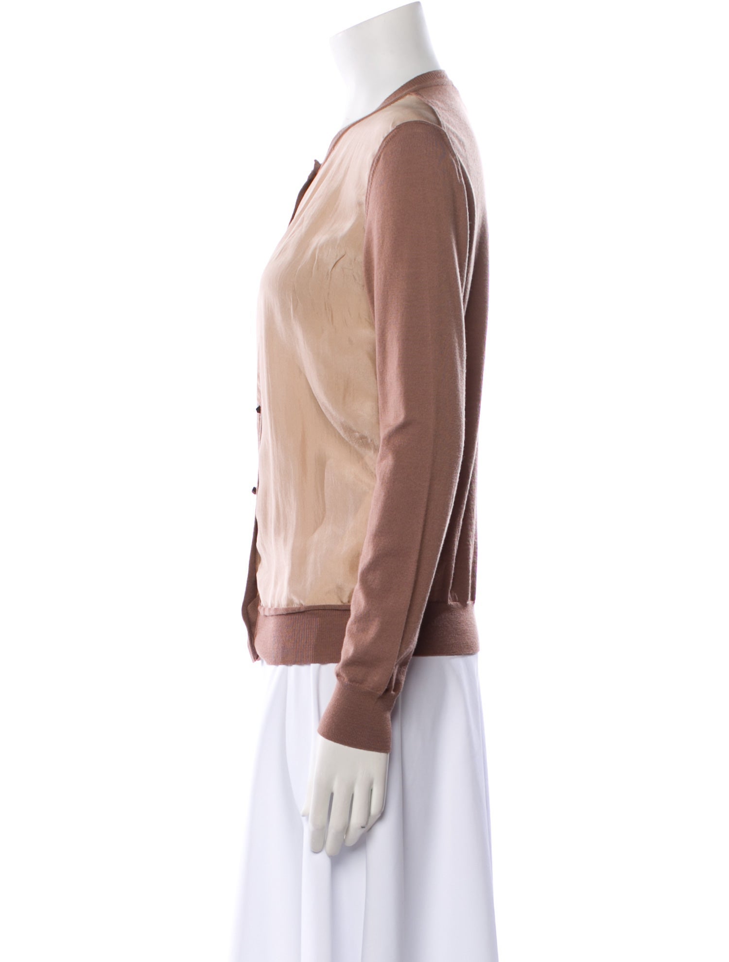 Lanvin Wool Colorblock Pattern Sweater