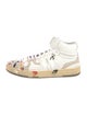Lanvin Leather Printed Sneakers