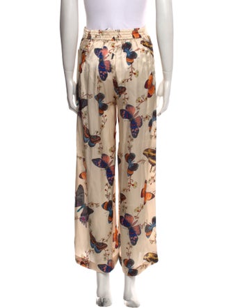 Lanvin Silk Wide Leg Pants