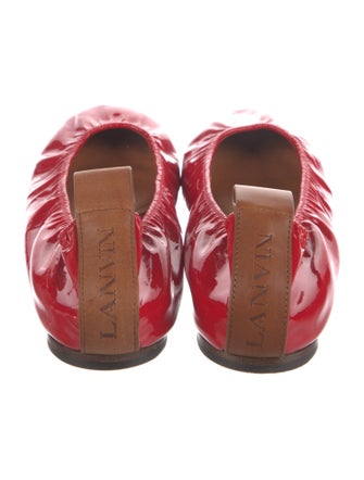 Lanvin Patent Leather Ballet Flats