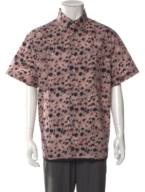 Lanvin Printed Short Sleeve Shirt