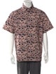 Lanvin Printed Short Sleeve Shirt