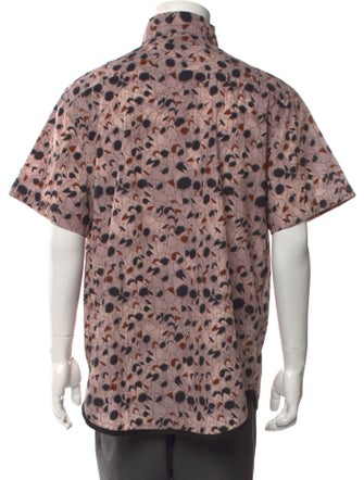 Lanvin Printed Short Sleeve Shirt