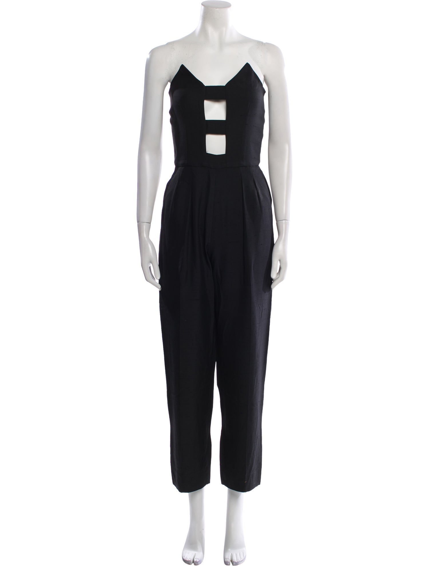 Lanvin Silk Strapless Jumpsuit
