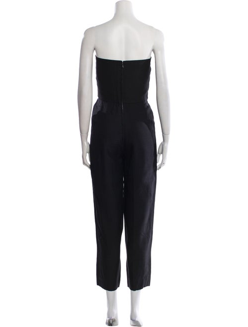 Lanvin Silk Strapless Jumpsuit