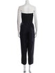 Lanvin Silk Strapless Jumpsuit