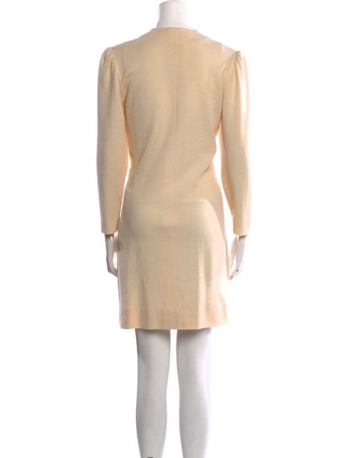 Lanvin V-Neck Mini Dress