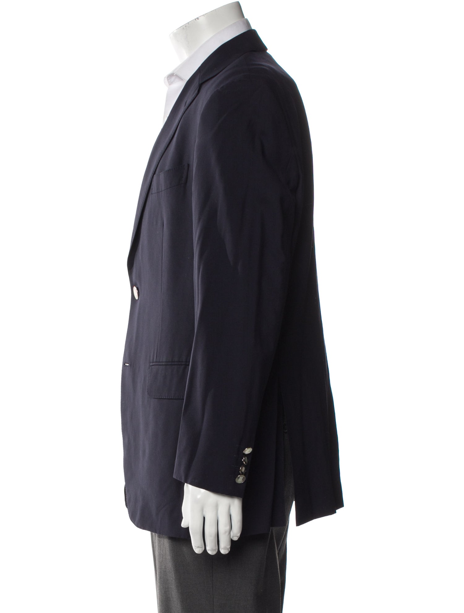 Lanvin Wool Raw-Edge Trim Blazer