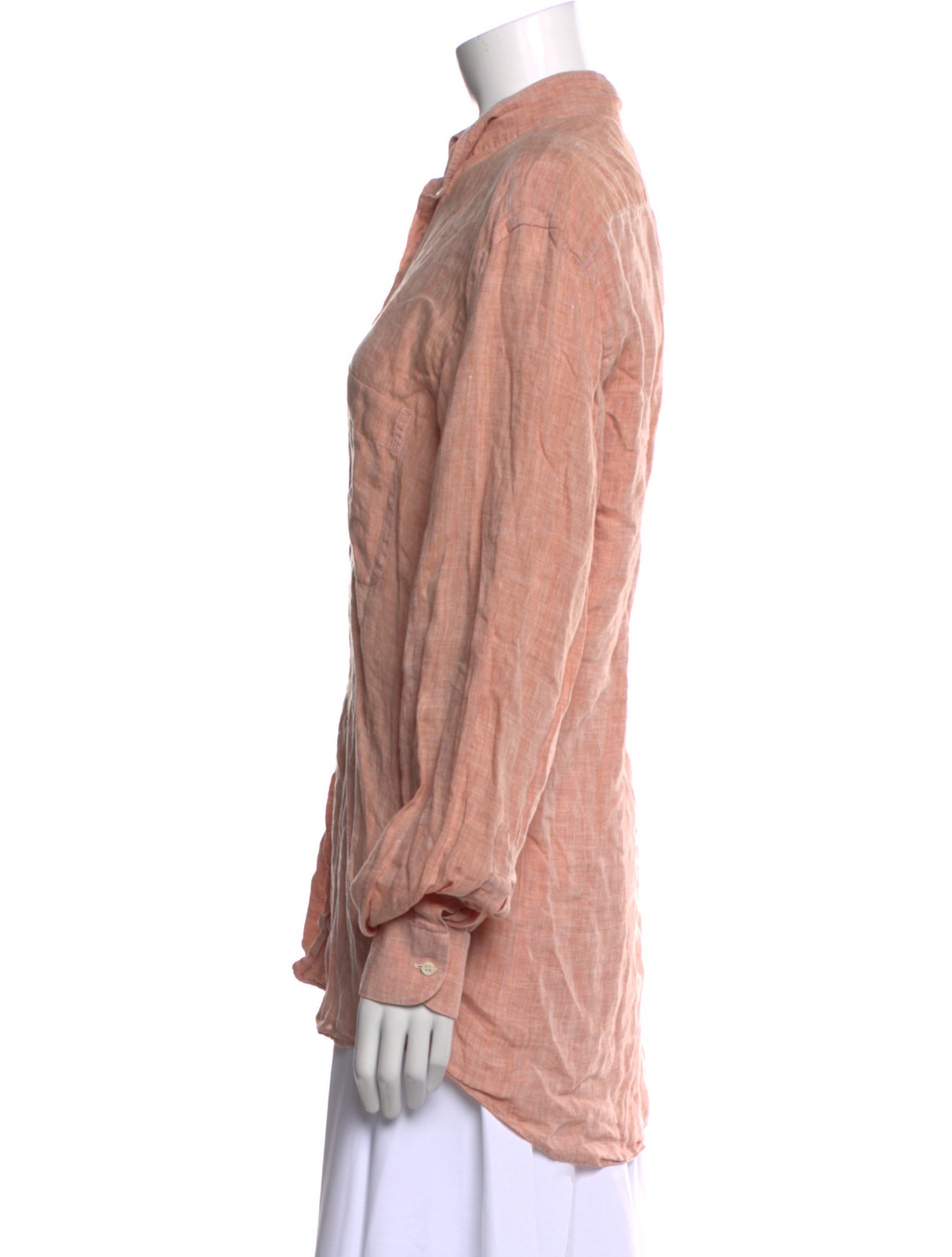 Lanvin Long Sleeve Button-Up Top