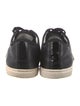 Lanvin Leather Grosgrain Trim Sneakers