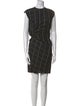 Lanvin Plaid Print Mini Dress