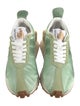 Lanvin Satin Colorblock Pattern Sneakers