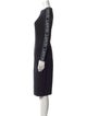 Lanvin Crew Neck Midi Length Dress