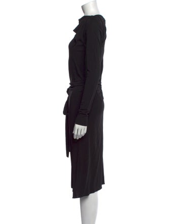 Lanvin Cowl Neck Midi Length Dress