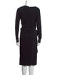 Lanvin Cowl Neck Midi Length Dress