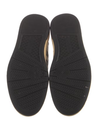 Lanvin Suede Printed Sneakers