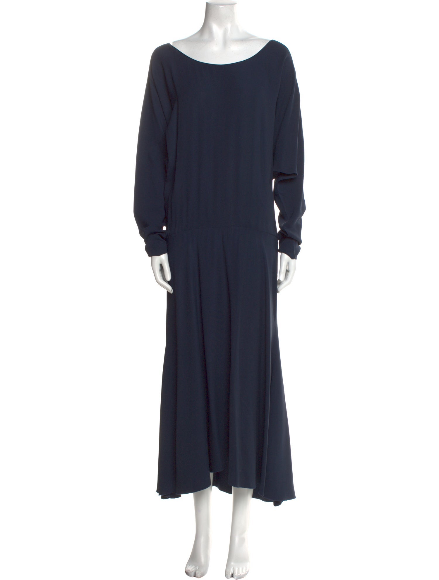 Lanvin Bateau Neckline Long Dress
