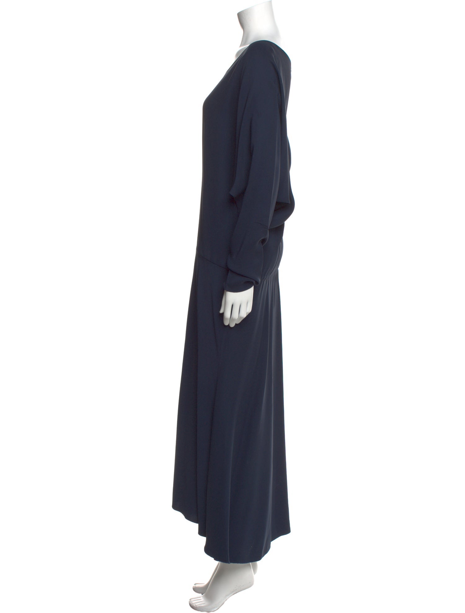 Lanvin Bateau Neckline Long Dress