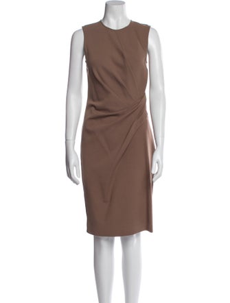 Lanvin Crew Neck Knee-Length Dress