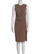 Lanvin Crew Neck Knee-Length Dress