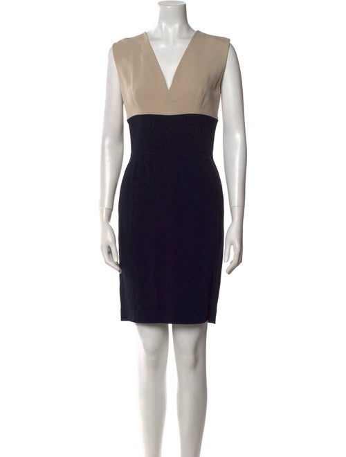 Lanvin V-Neck Mini Dress