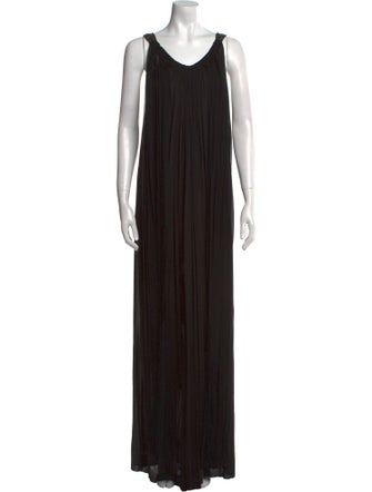 Lanvin Silk Long Dress