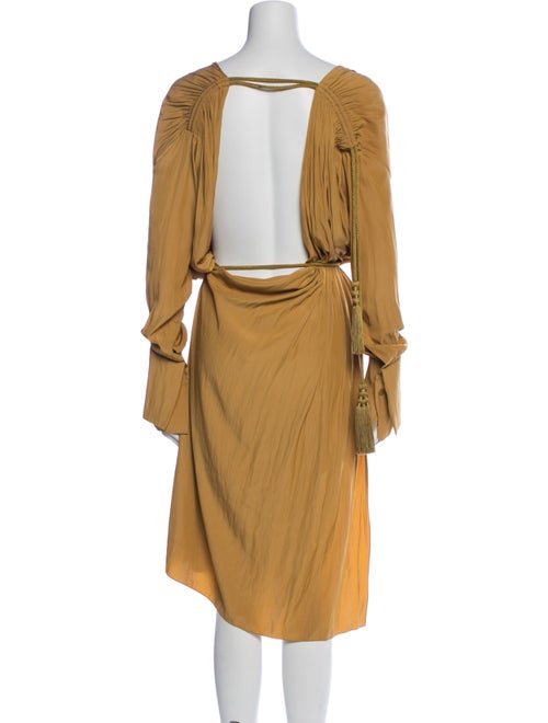 Lanvin V-Neck Midi Length Dress