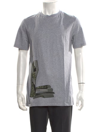 Lanvin Graphic Print Crew Neck T-Shirt