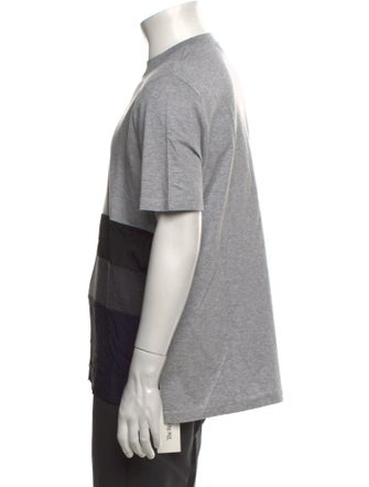 Lanvin Striped Crew Neck T-Shirt