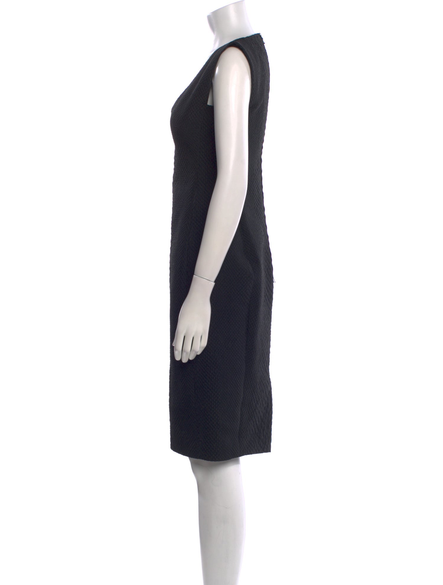 Lanvin V-Neck Knee-Length Dress