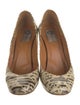 Lanvin Lizard Animal Print Pumps
