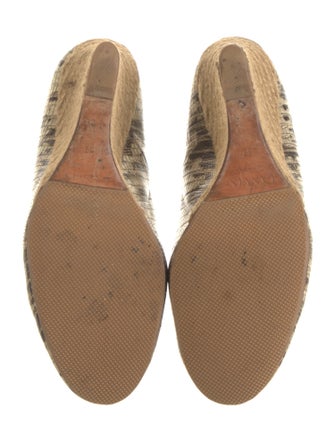 Lanvin Lizard Animal Print Pumps