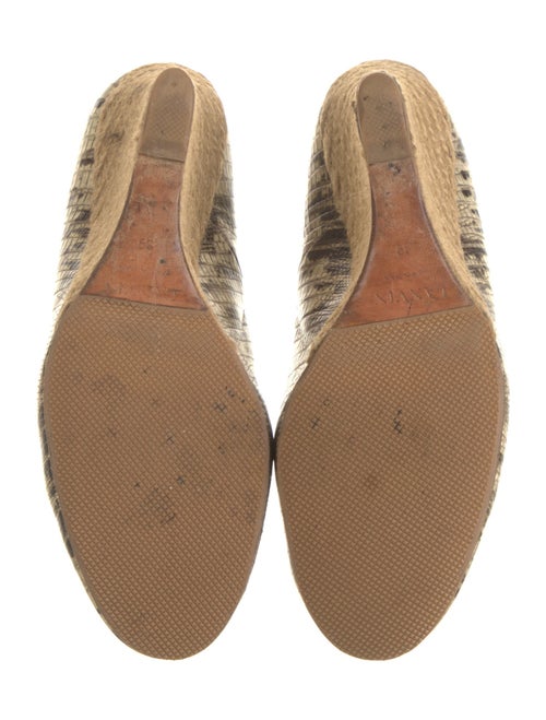 Lanvin Lizard Animal Print Pumps