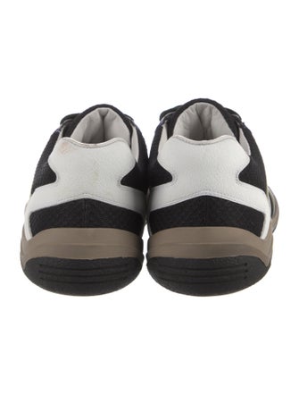 Lanvin Mesh Colorblock Pattern Athletic Sneakers