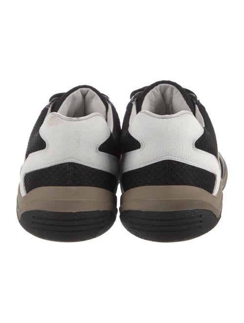 Lanvin Mesh Colorblock Pattern Athletic Sneakers