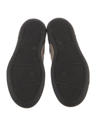 Lanvin Mesh Colorblock Pattern Athletic Sneakers