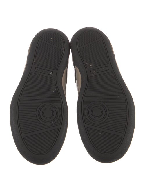 Lanvin Mesh Colorblock Pattern Athletic Sneakers