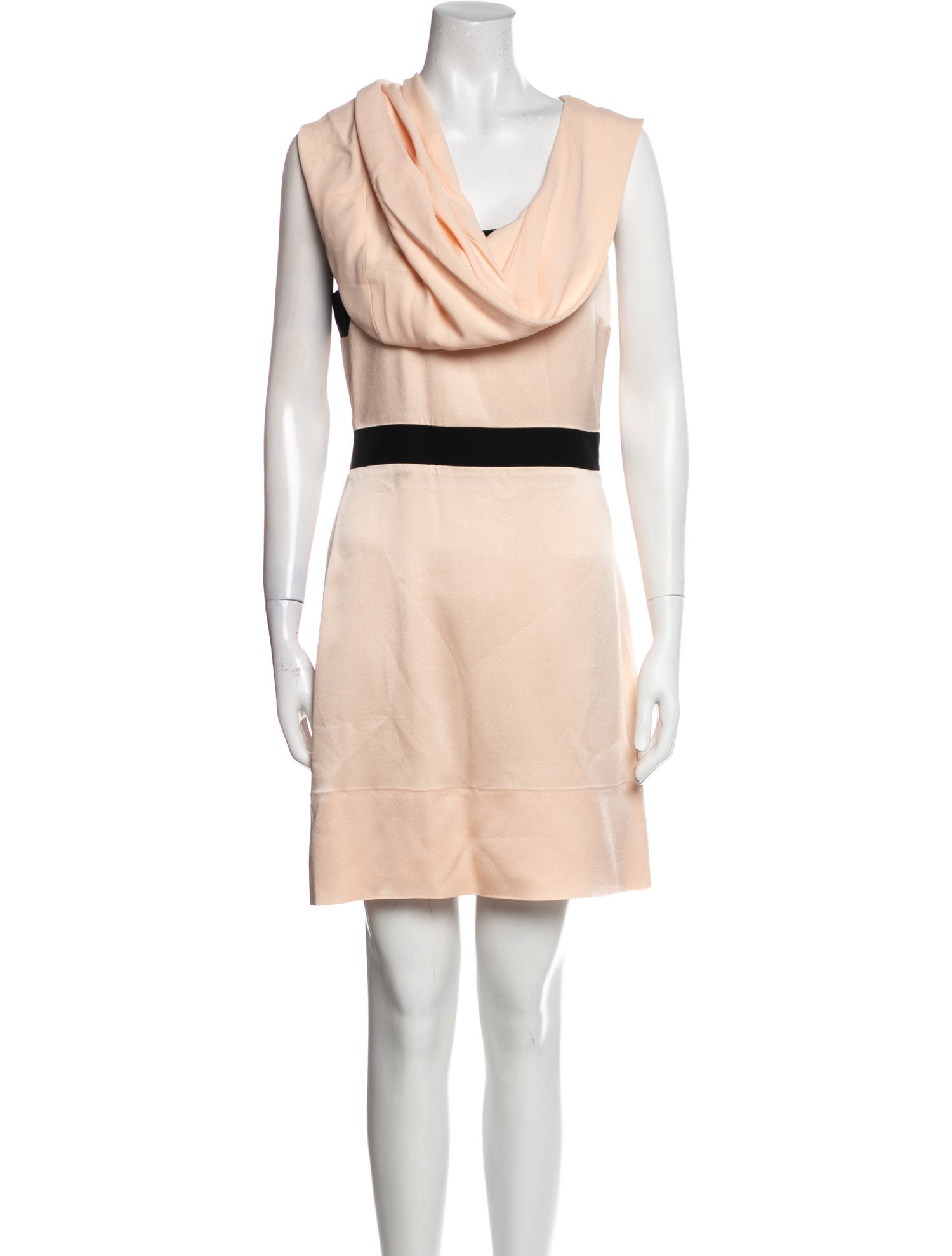Lanvin Cowl Neck Mini Dress