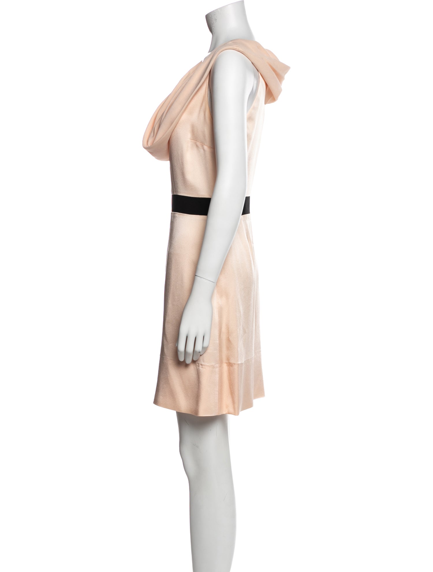 Lanvin Cowl Neck Mini Dress