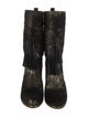 Lanvin Suede Tassel Accents Boots