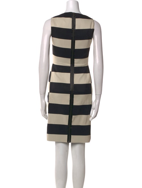 Lanvin Striped Mini Dress