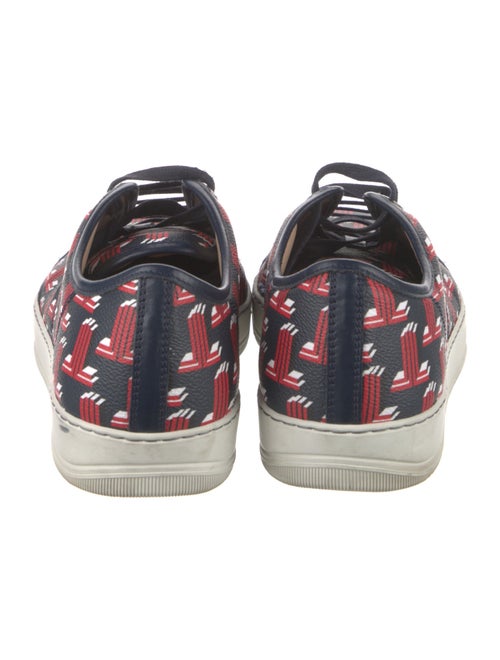 Lanvin Leather Printed Sneakers